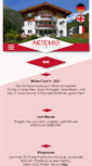 Mobile Screenshot of haus-artemis.ch